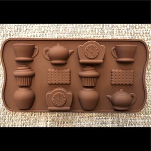 New Teatime Teapot teacup Silicone Candy Chocolate Fondant Mold Ice tray